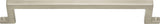 Atlas Homewares Campaign Bar Pull 6 5/16 Inch (c-c) Brushed Nickel