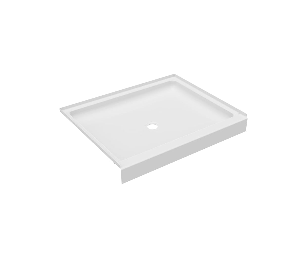 Swanstone R-3442 34 x 42 Veritek Alcove Shower Pan with Center Drain in White FF03442MD.010