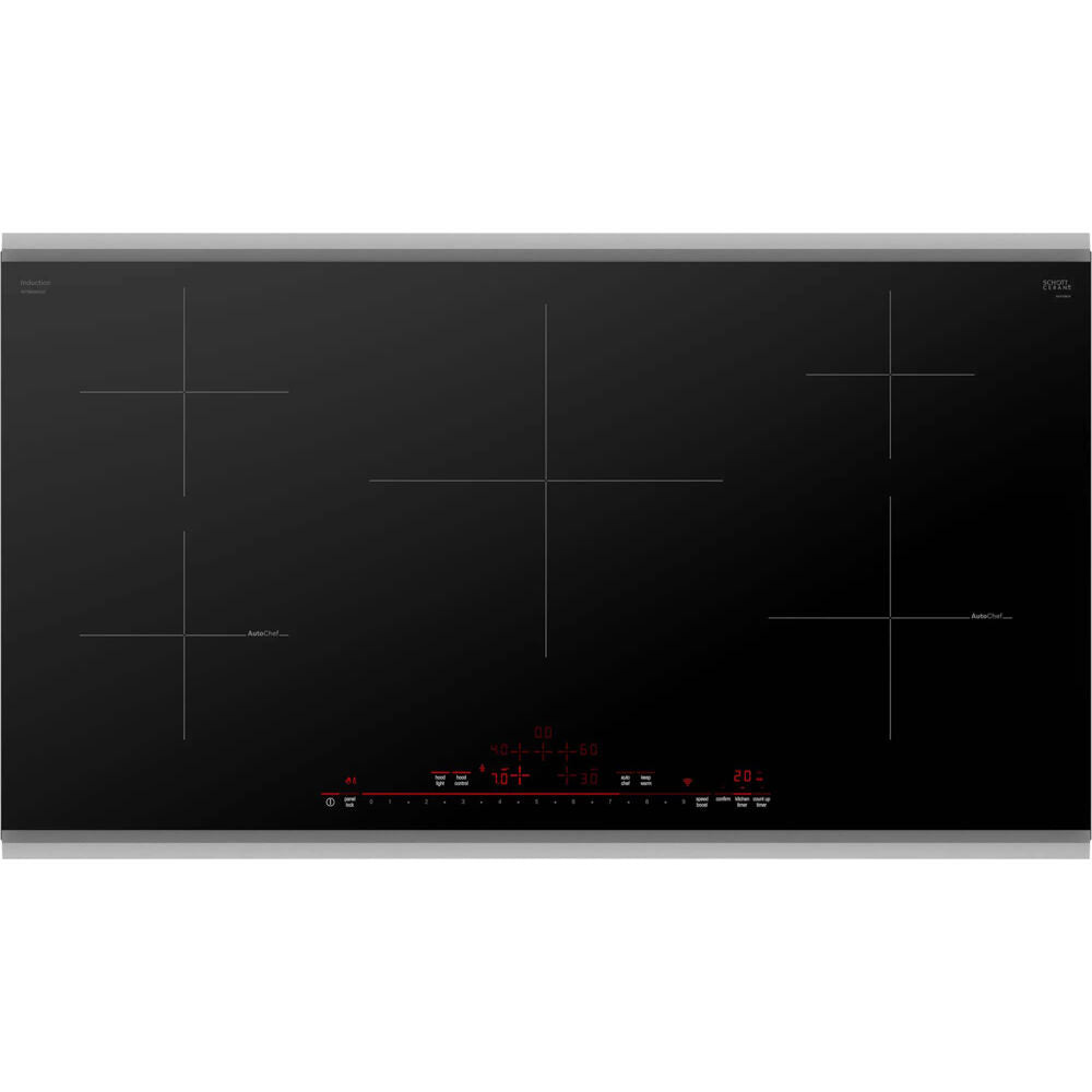 Bosch NIT8660SUC 36" Induction Cooktop, 800 Series, Stainless Steel Frame, Home Connect