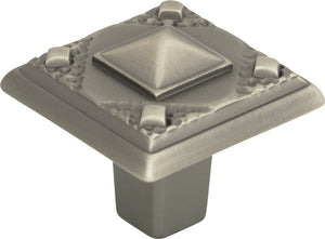 Atlas Homewares Craftsman Knob 1 1/4 Inch Pewter