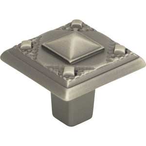 Atlas Homewares Craftsman Knob 1 1/4 Inch Pewter