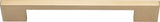 Atlas Homewares Thin Square Pull 7 9/16 Inch (c-c) Champagne