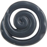Atlas Homewares Scroll Knob 1 1/2 Inch Matte Black