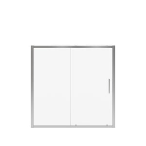 MAAX 135245-900-084-000 Connect 55 ½-57 x 57 in. 6mm Sliding Tub Door for Alcove Installation with Clear glass in Chrome