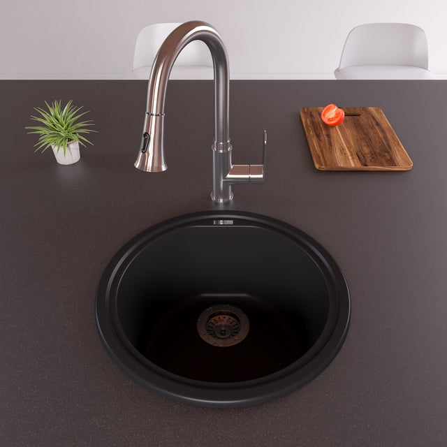 Brushed Nickel Gooseneck Pull Down Kitchen Faucet