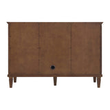 Lorelai 48" Single Vanity, Mid-Century Walnut w/ 3 CM Ethereal Noctis Silestone Top w/FreePower Wireless Charger