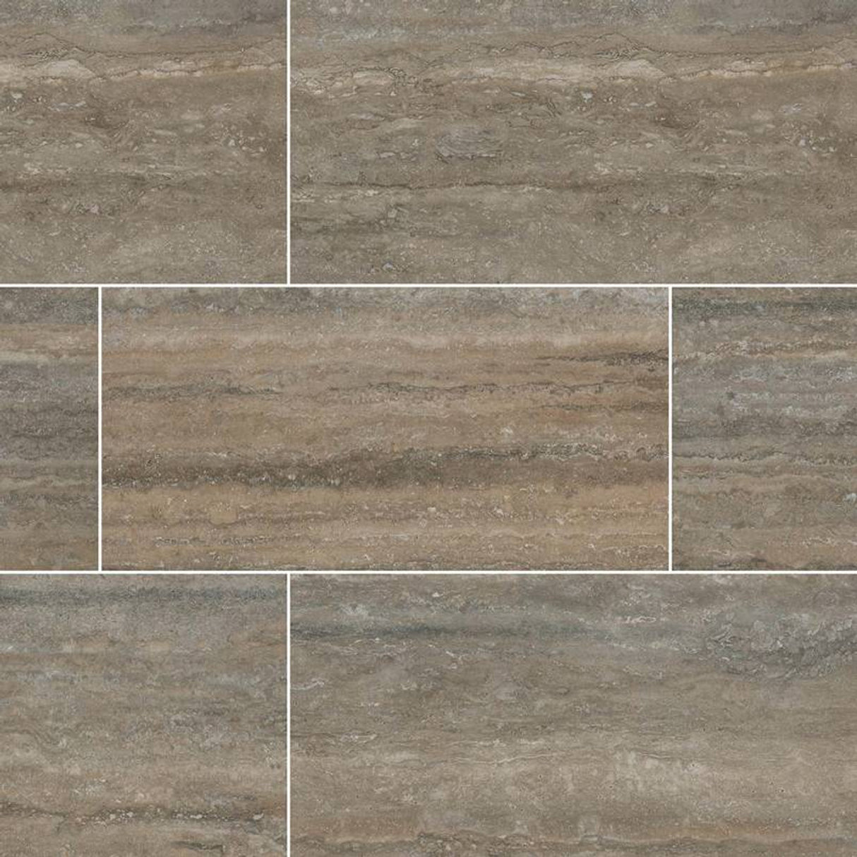 Veneto Noce Glazed Porcelain 12"x24" Floor and Wall Tile - MSI Collection VENETO NOCE 12X24 (Case)