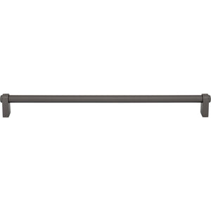 Top Knobs TK3215 Lawrence Pull 12 Inch Center to Center - Ash Gray