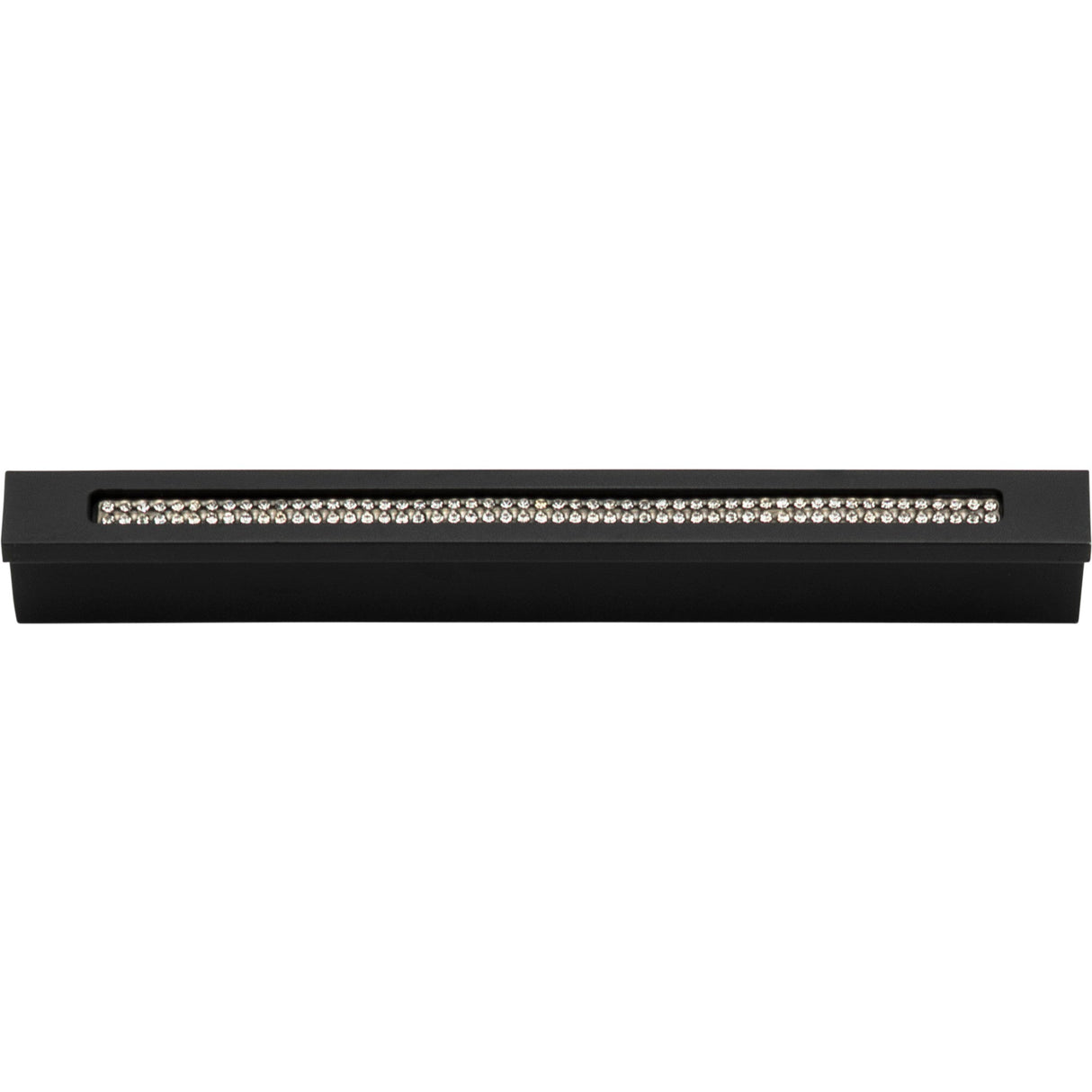 Atlas Homewares Crystal Bar Inset Thin Pull 3 3/4 Inch (c-c) Matte Black