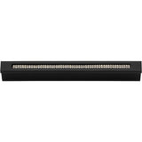 Atlas Homewares Crystal Bar Inset Thin Pull 3 3/4 Inch (c-c) Matte Black
