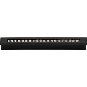 Atlas Homewares Crystal Bar Inset Thin Pull 3 3/4 Inch (c-c) Matte Black