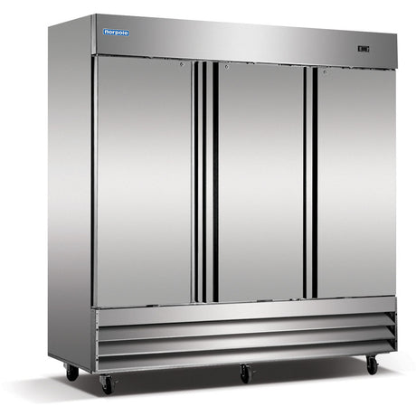 Norpole NP3F 72 Cuft. Up Right Reach-In Freezer with Solid Doors