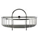 ALFI brand AB9534 Polished Chrome Wall Mounted Double Basket Shower Shelf Bathroom Accessory
