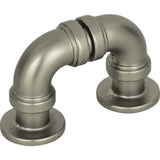 Atlas Homewares Steam Punk Finger Pull 1 5/16 Inch (c-c) Graphite