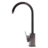 ALFI brand AB3470-BN Brushed Nickel Gooseneck Single Hole Bathroom Faucet