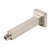 Brushed Nickel 6" Square Ceiling Shower Arm