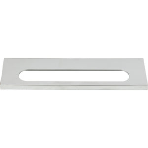 Atlas Homewares Modern Square Edge Tab Pull 5 1/16 Inch (c-c) Polished Chrome