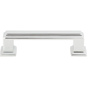 Atlas Homewares Sutton Place Pull 3 Inch (c-c) Polished Chrome