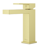Dumont 1-Handle Lavatory Faucet in Spot Defense Brushed Gold