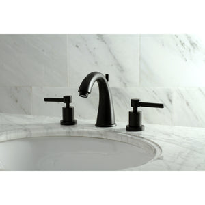 Kingston Brass KS2960DL 8 in. Widespread Bathroom Faucet, Matte Black