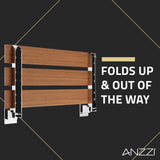 ANZZI AC-AZ8207 Rochen 18.7 in. Teak Wall Mounted Folding Shower Seat