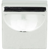 Atlas Homewares Round Rail Knob 1 1/8 Inch Polished Chrome