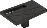 Atlas Homewares Modernist Left Knob 1 3/4 Inch Matte Black