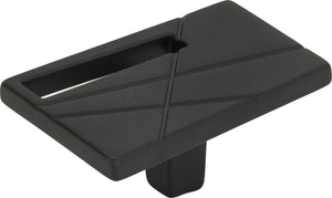 Atlas Homewares Modernist Left Knob 1 3/4 Inch Matte Black