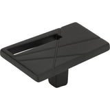 Atlas Homewares Modernist Left Knob 1 3/4 Inch Matte Black