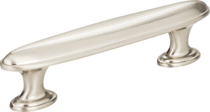 Atlas Homewares Austen Oval Pull 3 Inch (c-c) Brushed Nickel