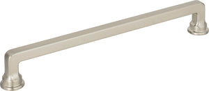 Atlas Homewares Oskar Pull 7 9/16 Inch (c-c) Brushed Nickel