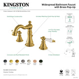 Fauceture FSC1973APL American Patriot Widespread Bathroom Faucet, Brushed Brass