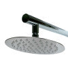 ALFI brand ABSP50W White Glass Shower Panel with 2 Body Sprays and Rain Shower Head