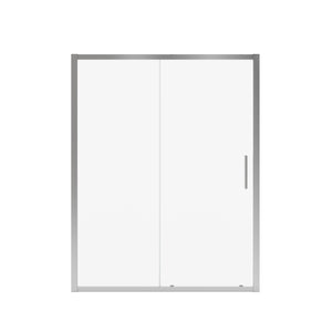 MAAX 135244-900-084-000 Connect 57-58 ½ x 72 in. 6mm Sliding Shower Door for Alcove Installation with Clear glass in Chrome