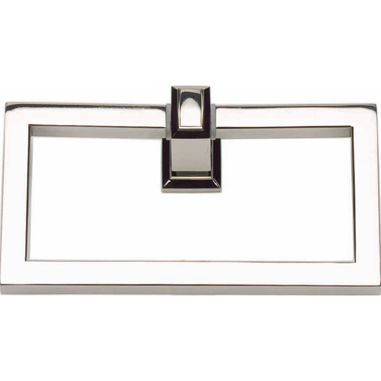 Atlas Homewares Sutton Place Bath Towel Ring  Polished Nickel