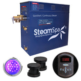 SteamSpa Indulgence 10.5 KW QuickStart Acu-Steam Bath Generator Package in Oil Rubbed Bronze IN1050OB