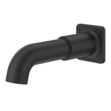 Square Non-Divertering Tub Spout in Spot Defense Matte Black