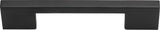 Atlas Homewares Thin Square Pull 5 1/16 Inch (c-c) Matte Black