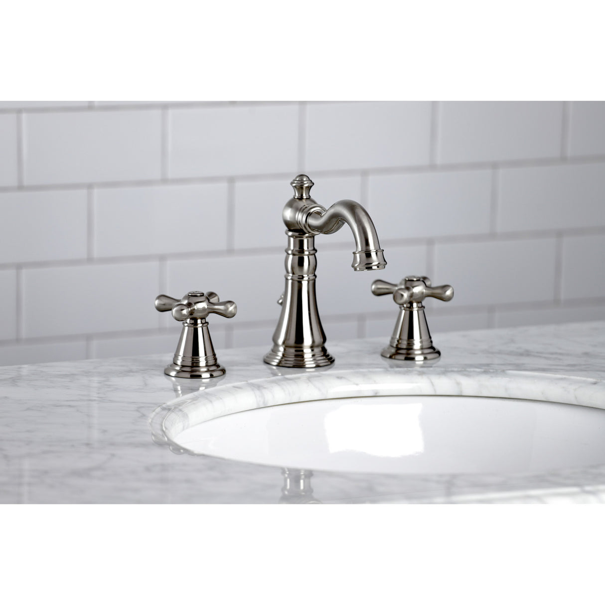 Fauceture FSC1978AAX American Classic 8 in. Widespread Bathroom Faucet, Brushed Nickel