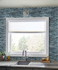 Oasis blast 12X12 blass mesh mounted mosaic tile SMOT-GLSBRK-OABLA6MM product shot multiple tiles angle view