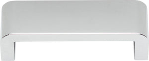 Atlas Homewares Platform Pull 3 3/4 Inch (c-c) Polished Chrome