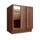 Oslo Classic Walnut Blind Base Cabinet for 36" to 39" Space - 30" W