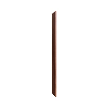 Oslo Classic Walnut Book Case End - 1.5" W x 96" H x 15" D