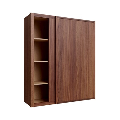 Oslo Classic Walnut Blind Wall Cabinet - 30" W x 42" H