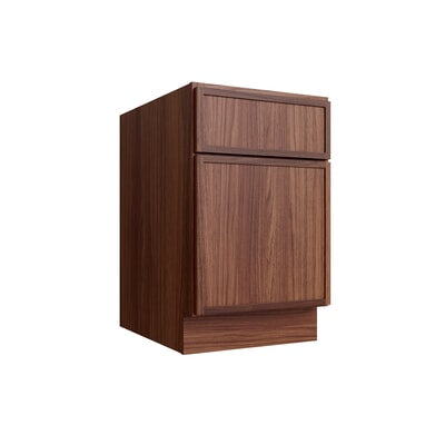Oslo Classic Walnut Desk Drawer Base - 18" W x 29.5" H x 24" D