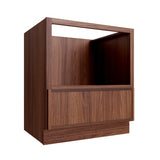 Oslo Classic Walnut Microwave Base Cabinet - 30" W