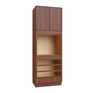 Oslo Classic Walnut Oven Cabinet - 33" W x 96" H