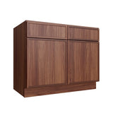 Oslo Classic Walnut Sink Base Cabinet w/ CS - 48" W