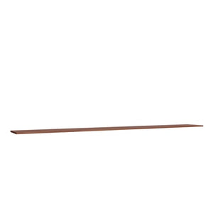 Oslo Classic Walnut Shelf - 96" W x 12" D