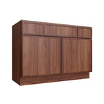 Oslo Classic Walnut Vanity Sink Base - 48